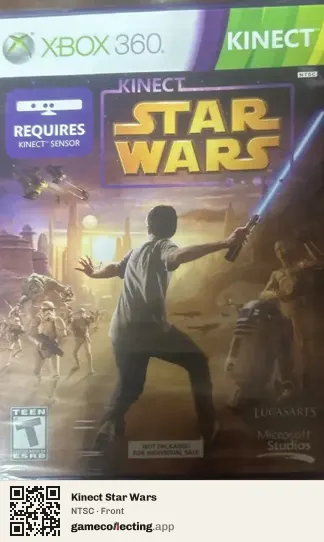 Kinect Star Wars Xbox 360, NTSC box front
