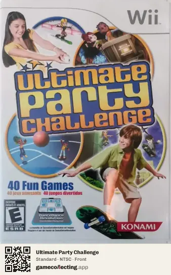 Ultimate Party Challenge Nintendo Wii, NTSC box front