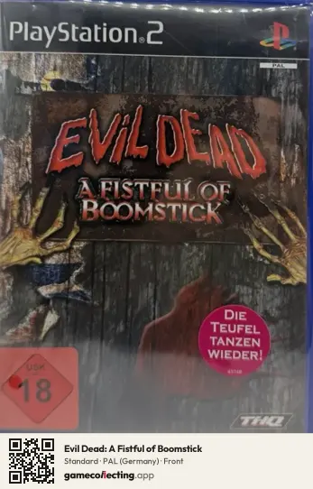 Evil Dead: A Fistful of Boomstick PlayStation 2, Germany box front