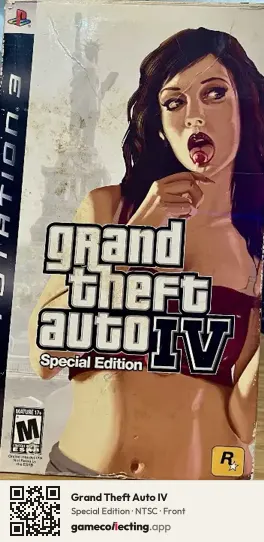 Grand Theft Auto IV PlayStation 3, NTSC box front