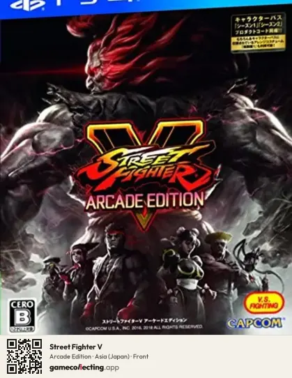 Street Fighter V PlayStation 4, Asia box front