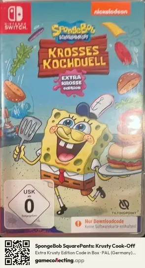 SpongeBob SquarePants: Krusty Cook-Off Nintendo Switch, Germany box front