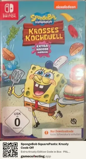 SpongeBob SquarePants: Krusty Cook-Off Nintendo Switch, Germany box front
