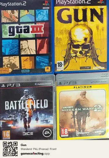 Gun PlayStation 2, France box front