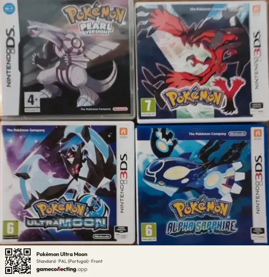 Pokémon Ultra Moon Nintendo 3DS, Portugal box front