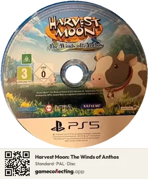 Harvest Moon: The Winds of Anthos PlayStation 5, PAL disc