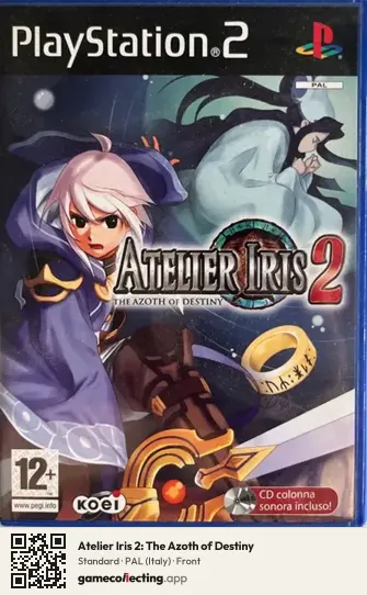 Atelier Iris 2: The Azoth of Destiny PlayStation 2, Italy box front