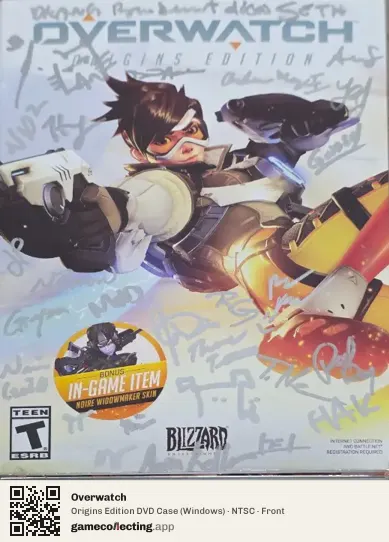 Overwatch Computer, NTSC box front