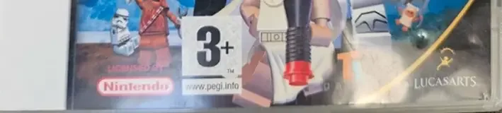 LEGO Star Wars II: The Original Trilogy, the PEGI square on its front
