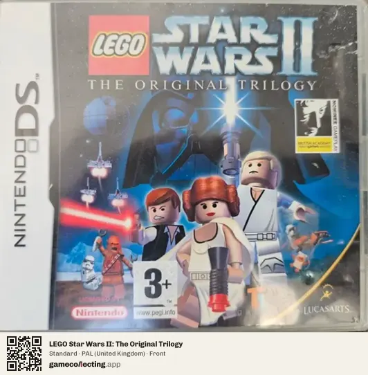 LEGO Star Wars II: The Original Trilogy Nintendo DS, United Kingdom box front