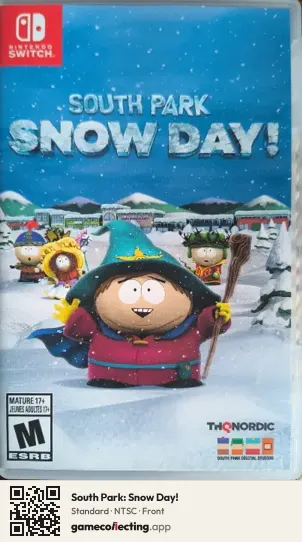 South Park: Snow Day! Nintendo Switch, NTSC box front