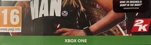 WWE 2K20, the USK square on its front