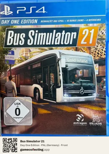 Bus Simulator 21 PlayStation 4, Germany box front