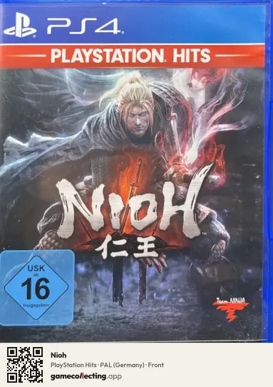 Nioh PlayStation 4, Germany box front
