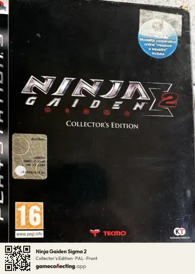 Ninja Gaiden Sigma 2 PlayStation 3, PAL box front