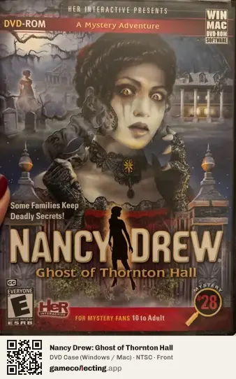 Nancy Drew: Ghost of Thornton Hall Computer, NTSC box front