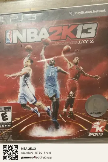 NBA 2K13 PlayStation 3, NTSC box front