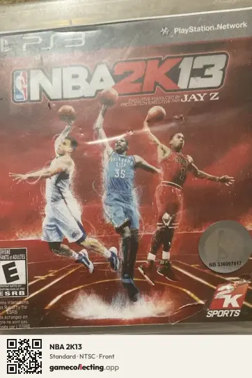 NBA 2K13 PlayStation 3, NTSC box front