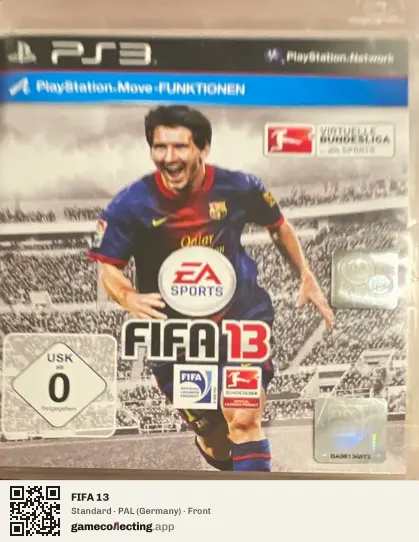 FIFA 13 PlayStation 3, Germany box front