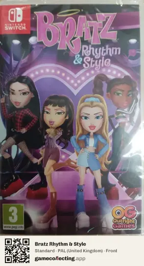 Bratz Rhythm & Style Nintendo Switch, United Kingdom box front