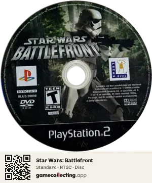 Star Wars: Battlefront PlayStation 2, NTSC disc
