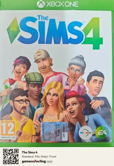 The Sims 4 Xbox One, Italy box front