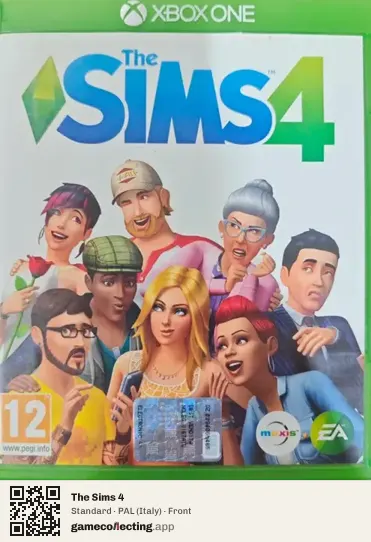 The Sims 4 Xbox One, Italy box front
