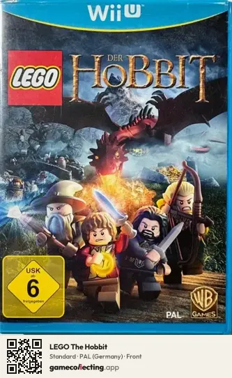 LEGO The Hobbit Nintendo Wii U, Germany box front