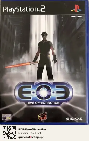 EOE: Eve of Extinction PlayStation 2, PAL box front