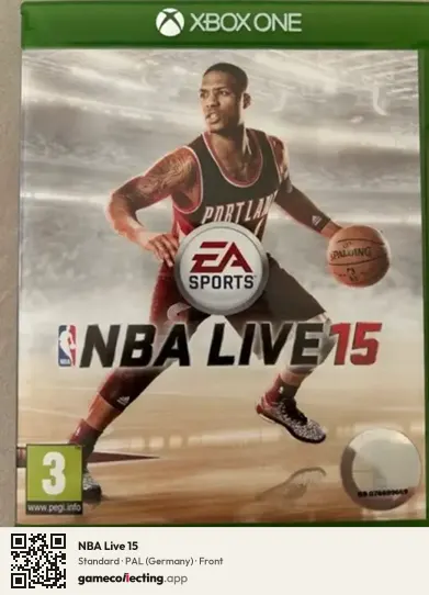 NBA Live 15 Xbox One, Germany box front