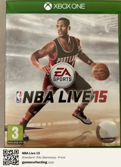NBA Live 15 Xbox One, Germany box front