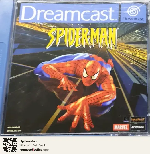 Spider-Man Sega Dreamcast, PAL box front