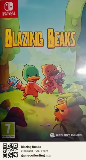 Blazing Beaks Nintendo Switch, PAL box front