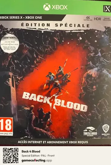 Back 4 Blood Xbox Series X, PAL box front