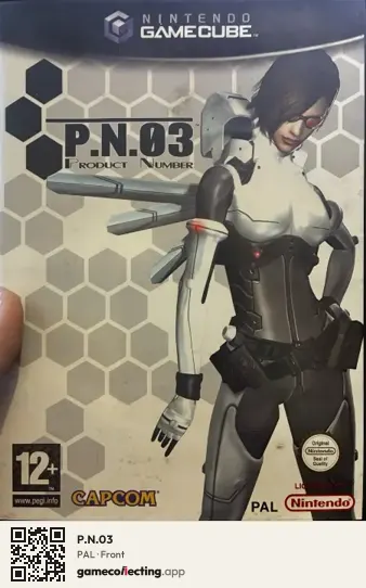 P.N.03 Nintendo GameCube, PAL box front