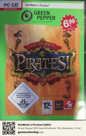 Sid Meier's Pirates! (2004) Computer, Germany box front