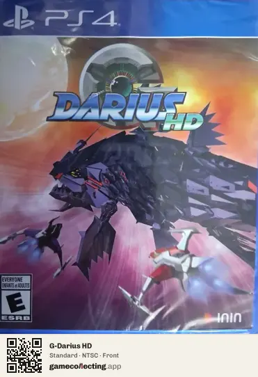 G-Darius HD PlayStation 4, NTSC box front