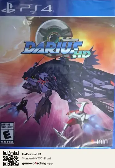 G-Darius HD PlayStation 4, NTSC box front