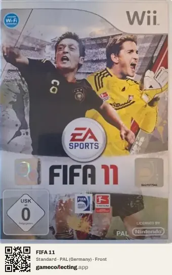 FIFA 11 Nintendo Wii, Germany box front