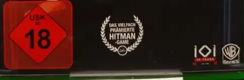 Hitman, the USK square on its front
