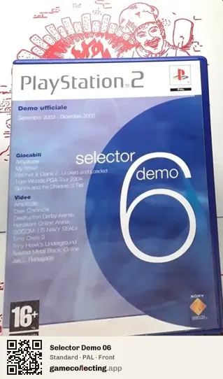 Selector Demo 06 PlayStation 2, PAL box front