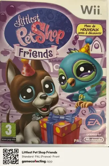 Littlest Pet Shop Friends Nintendo Wii, France box front