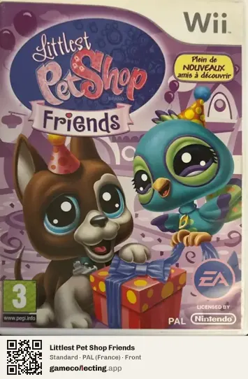 Littlest Pet Shop Friends Nintendo Wii, France box front