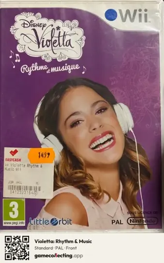 Violetta: Rhythm & Music Nintendo Wii, PAL box front
