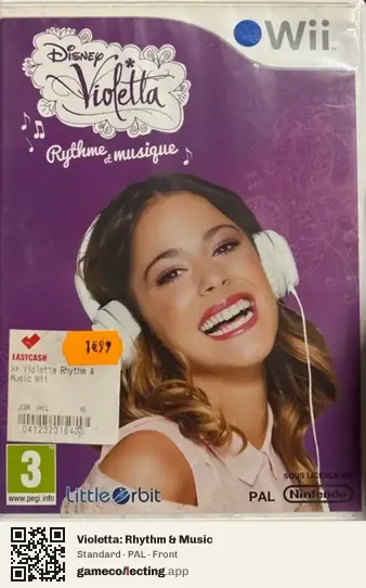 Violetta: Rhythm & Music Nintendo Wii, PAL box front