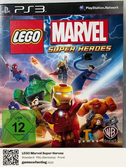 LEGO Marvel Super Heroes PlayStation 3, Germany box front