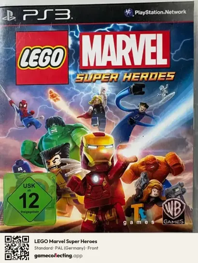 LEGO Marvel Super Heroes PlayStation 3, Germany box front