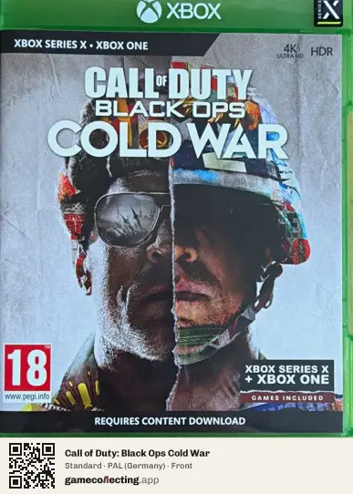 Call of Duty: Black Ops Cold War Xbox One, Germany box front