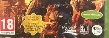 Gears of War: Judgment, the PEGI square on its front