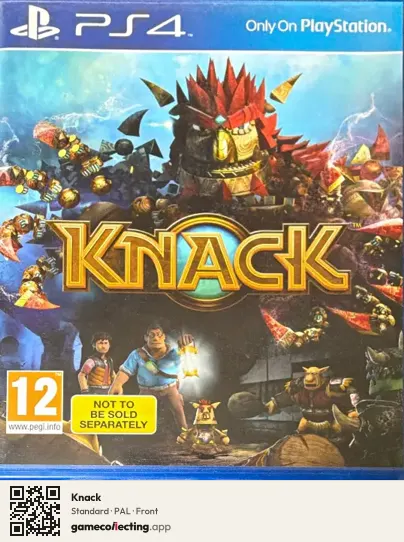 Knack PlayStation 4, PAL box front